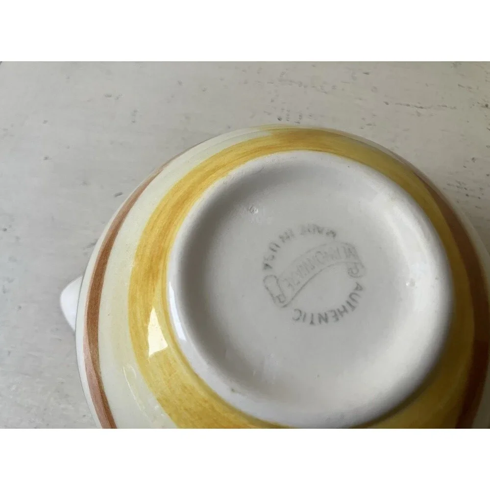 Vintage 1940s/1950s Vernon Kilns Vernoware Homespun Plaid Sauce or Gravy Boat